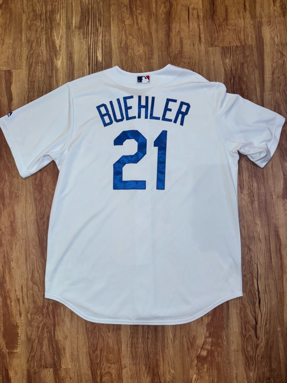 Men’s Large Walker Buehler #21 Los Angeles Dodgers Majestic 2018 World Series Ho